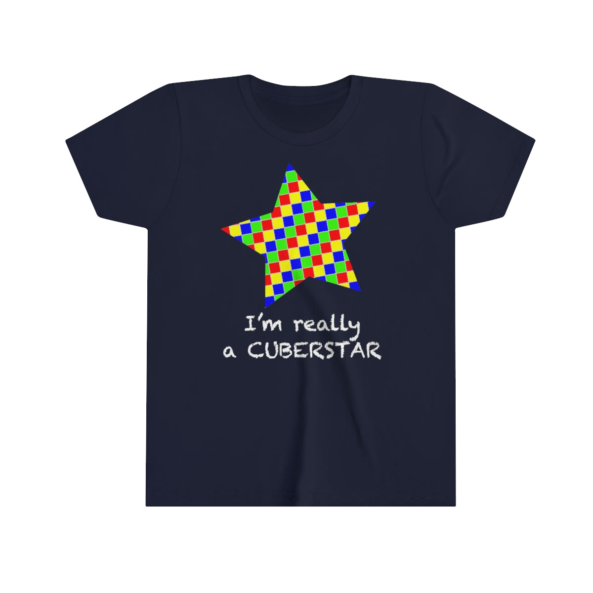 Youth Short Sleeve Tee "I'm really a cuberstar"