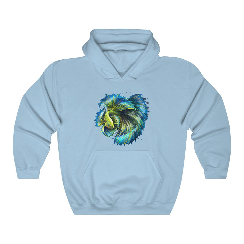 Unisex Heavy Blend™ Hooded Sweatshirt "Colorful tropical fish"