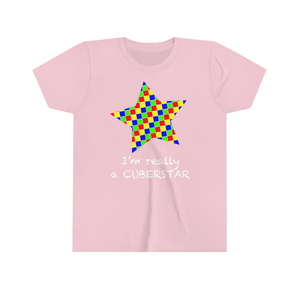 Youth Short Sleeve Tee "I'm really a cuberstar"