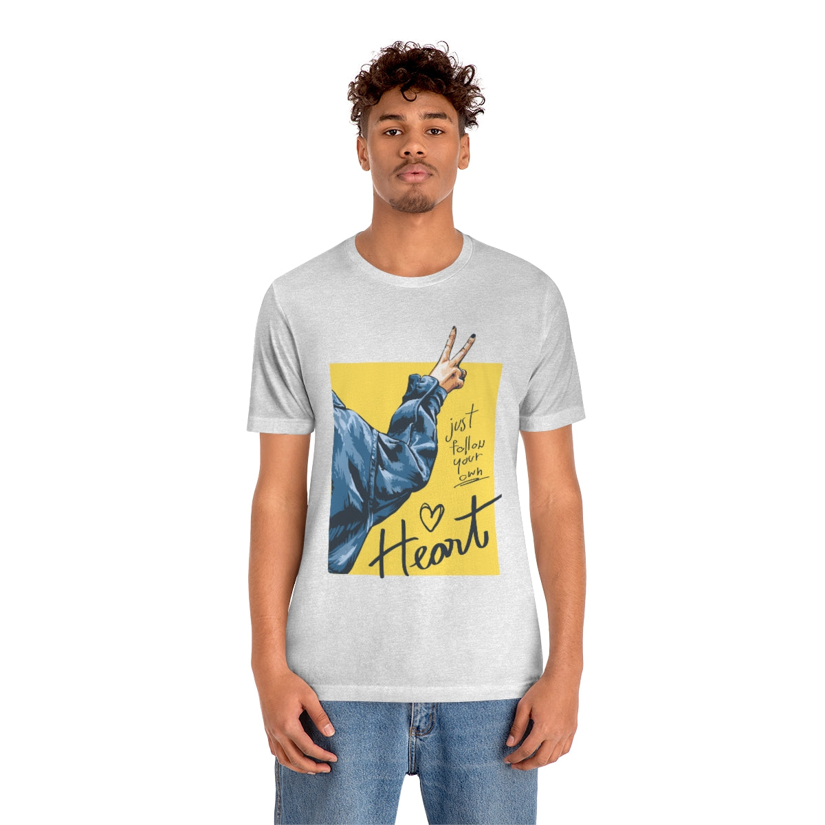 Unisex Jersey Short Sleeve Tee "Follow your heart"