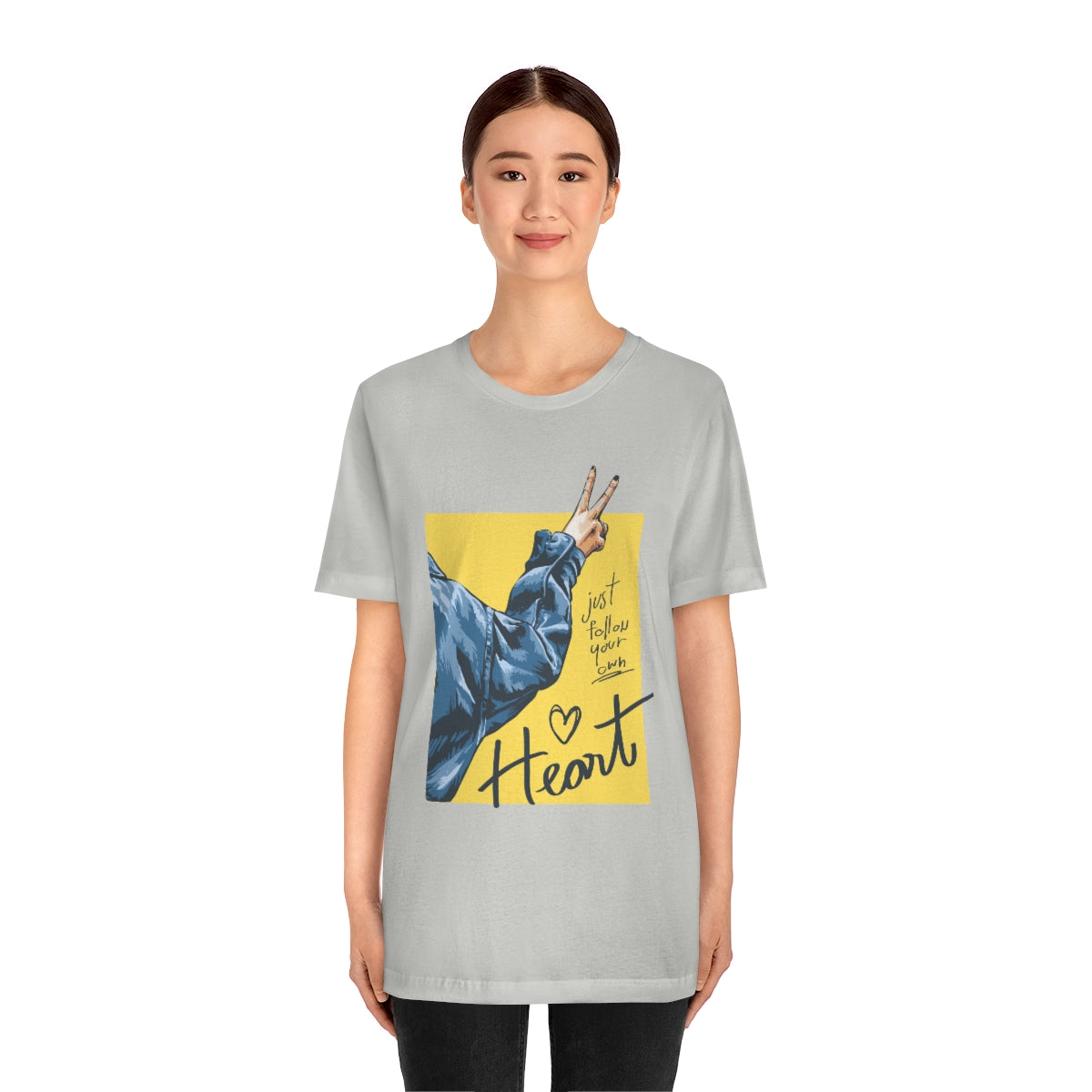 Unisex Jersey Short Sleeve Tee "Follow your heart"