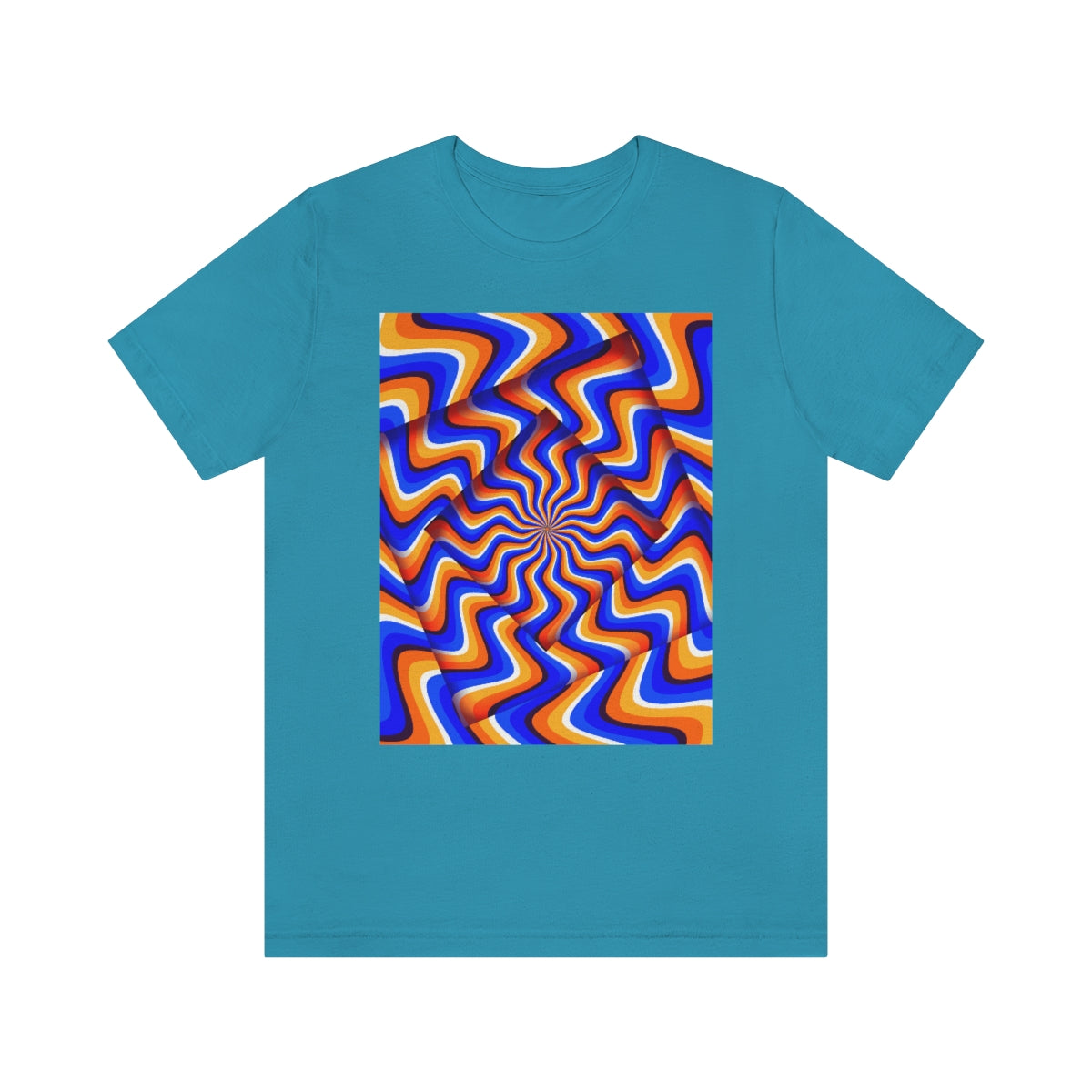 Unisex Jersey Short Sleeve Tee "Optical illusion Abstract turned frames"