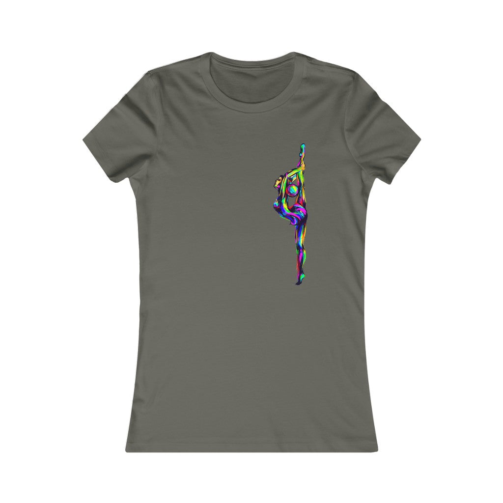 Women's Favorite Tee "Abstract girl gymnastics"