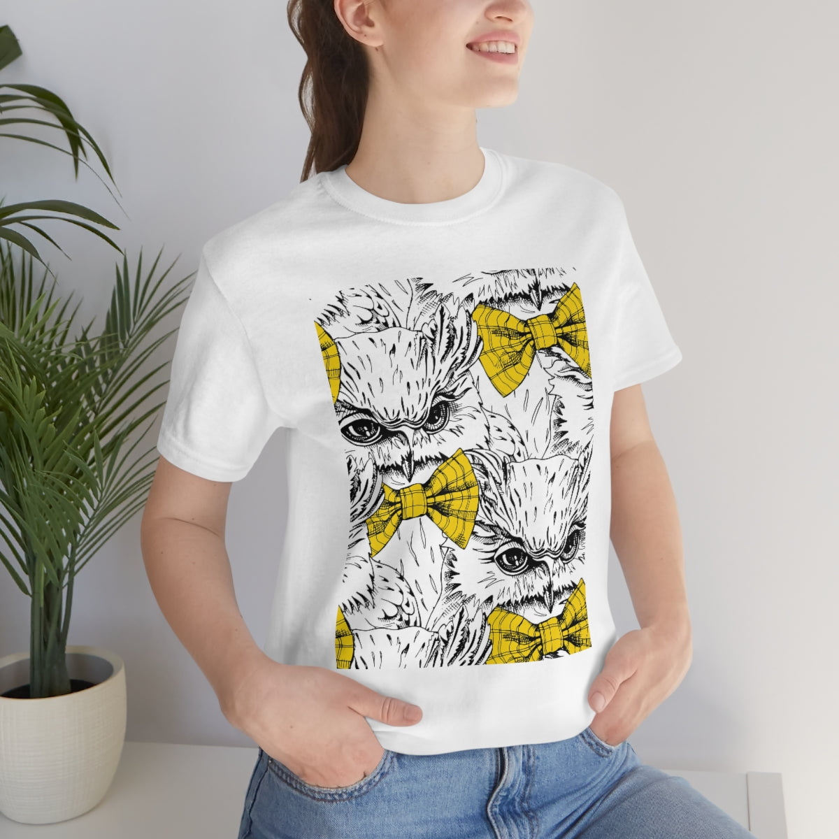 Unisex Jersey Short Sleeve Tee "Owls"