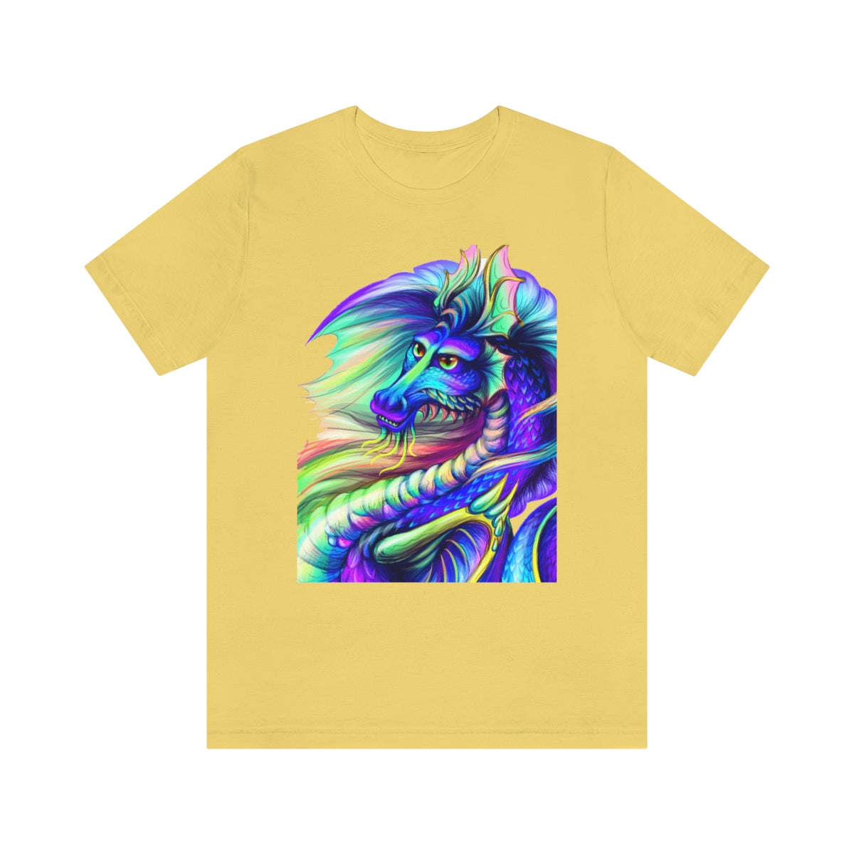 Unisex Jersey Short Sleeve Tee "Multi-colored dragon"