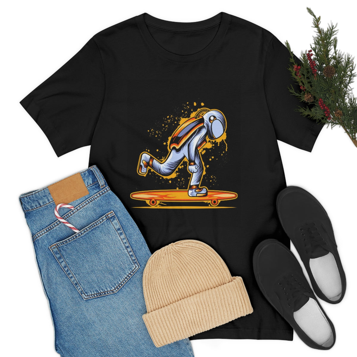 Unisex Jersey Short Sleeve Tee "Skateboarding"