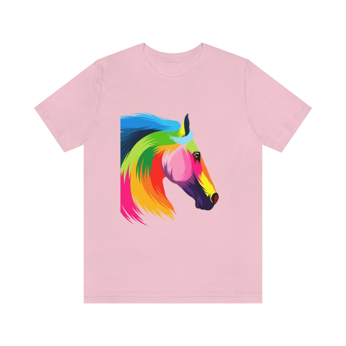 Unisex Jersey Short Sleeve Tee "Abstract colorful horse"