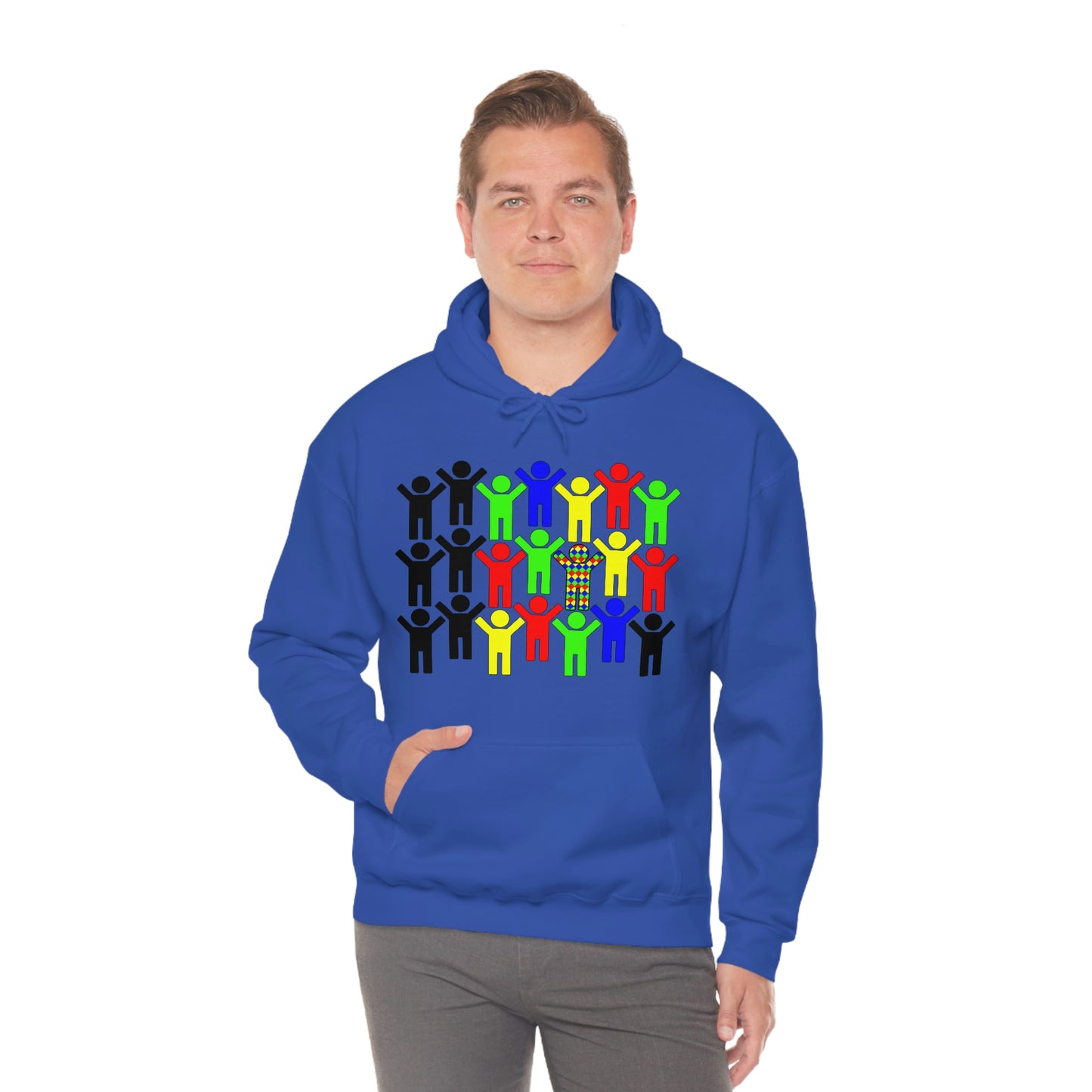 Unisex Heavy Blend™ Hooded Sweatshirt "Change the world by changing yourself"