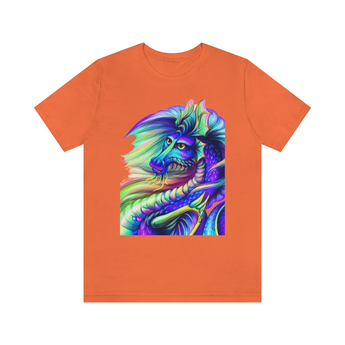 Unisex Jersey Short Sleeve Tee "Multi-colored dragon"