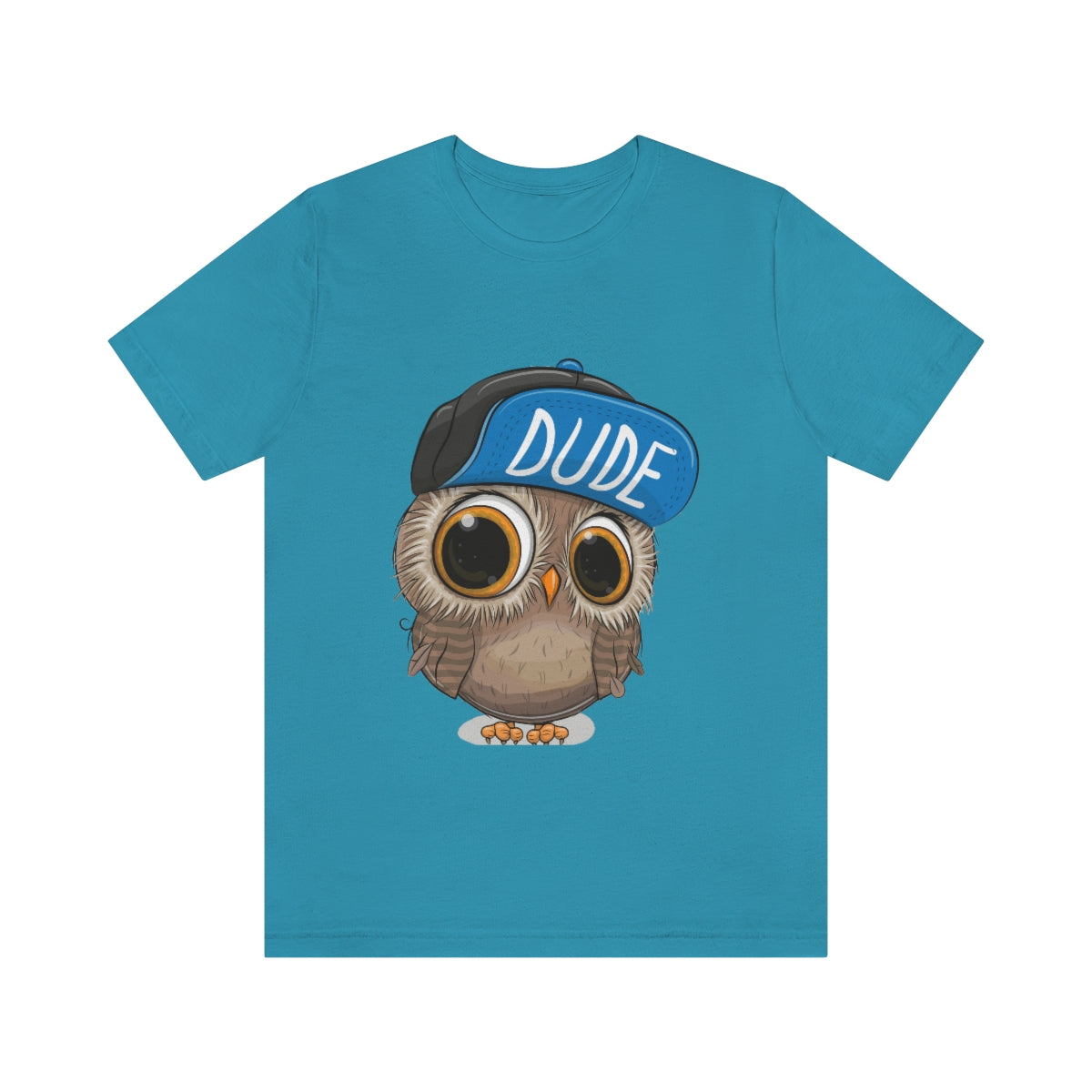 Unisex Jersey Short Sleeve Tee "Cute Cartoon Owl in a cap"