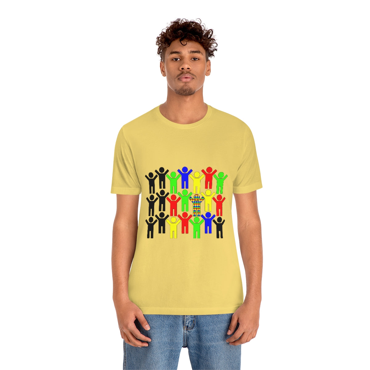 Unisex Jersey Short Sleeve Tee "Change the World by changing yourself"
