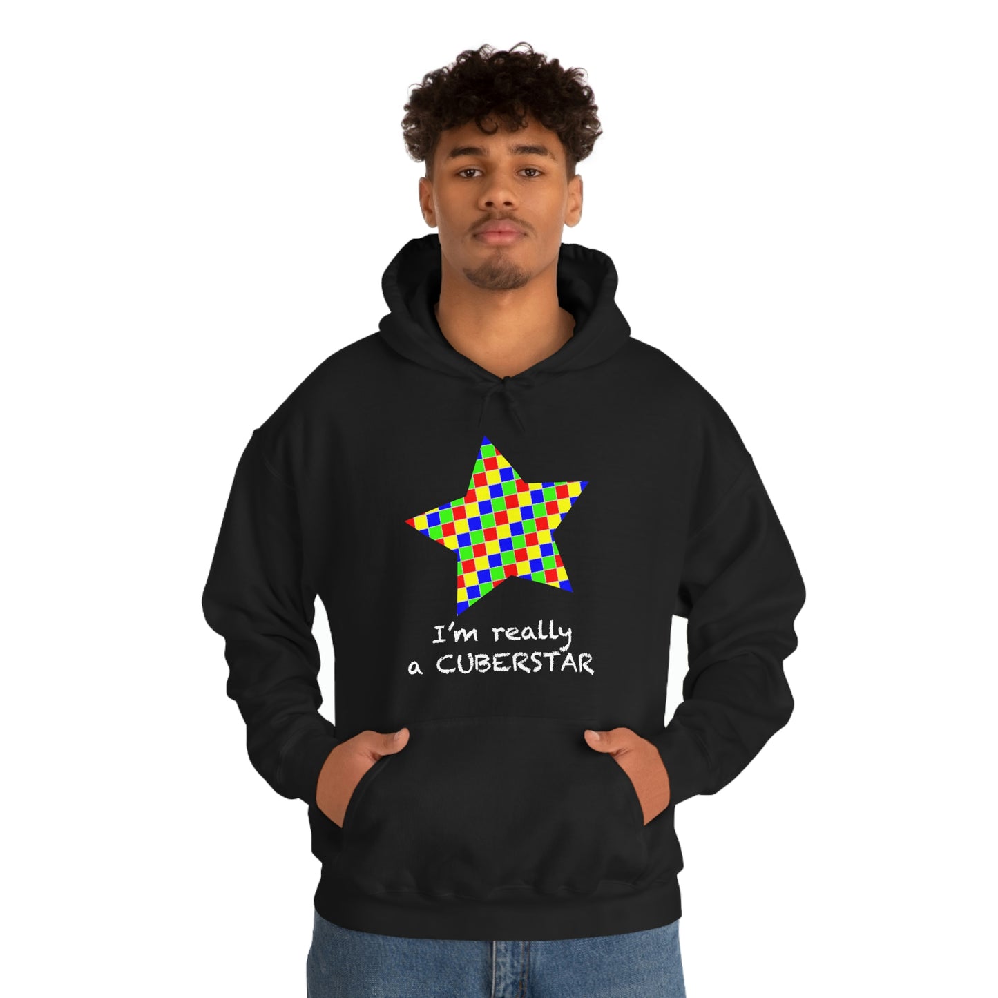 Unisex Heavy Blend™ Hooded Sweatshirt "I'm really a cuberstar"