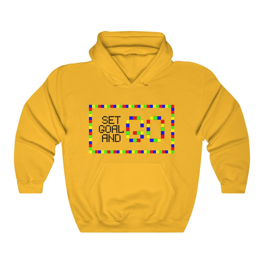 Unisex Heavy Blend™ Hooded Sweatshirt "Set goal and GO"