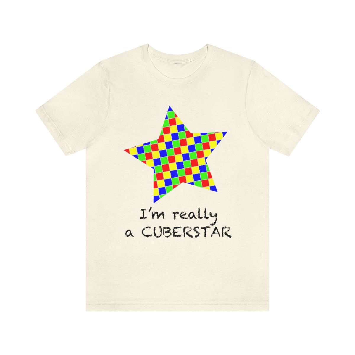 Unisex Jersey Short Sleeve Tee "I'm really a cuberstar"