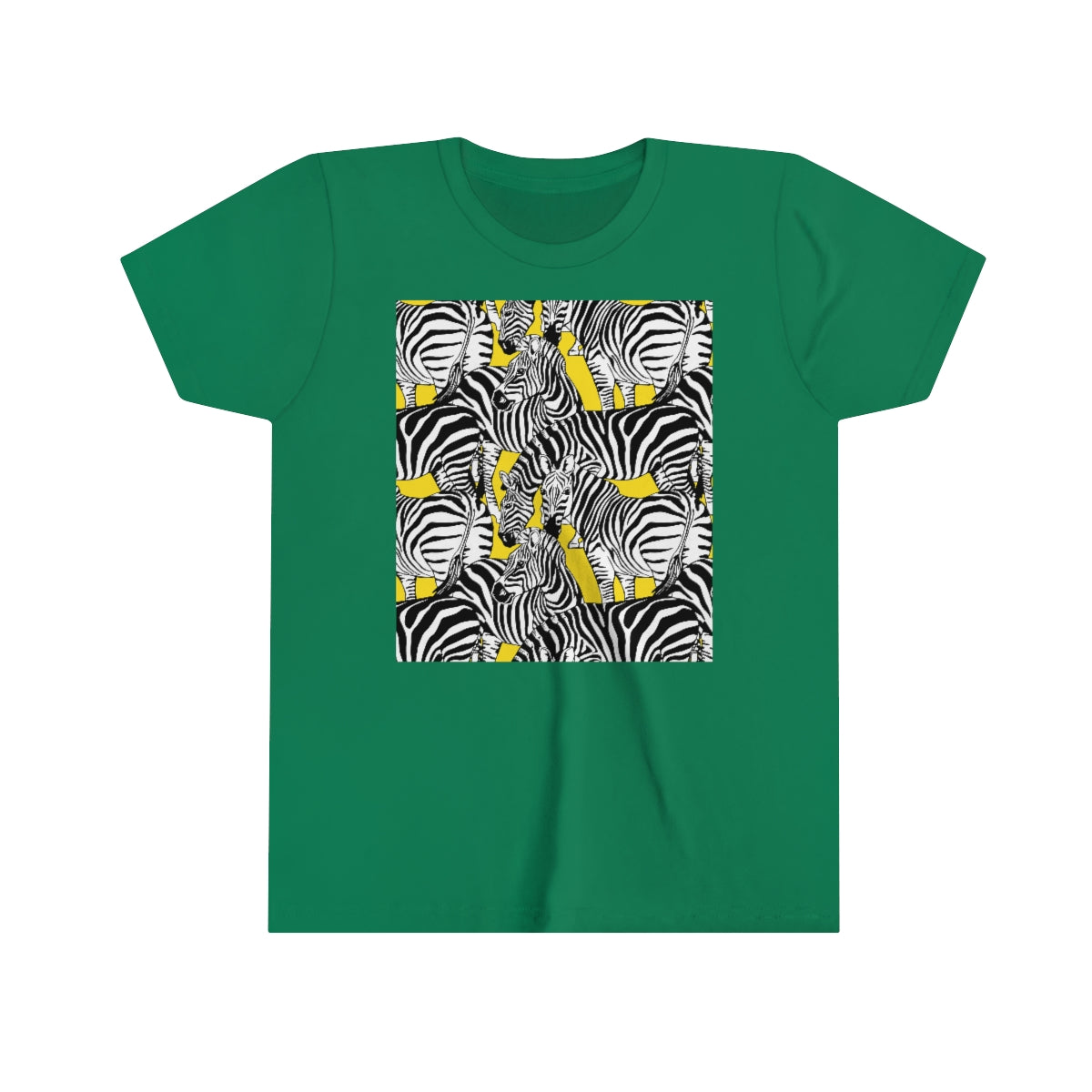 Youth Short Sleeve Tee "Colorful zebras"