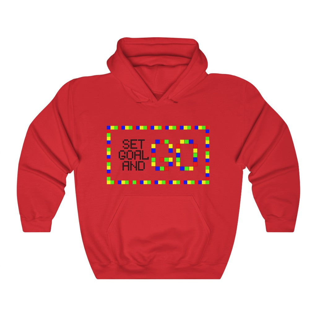 Unisex Heavy Blend™ Hooded Sweatshirt "Set goal and GO"