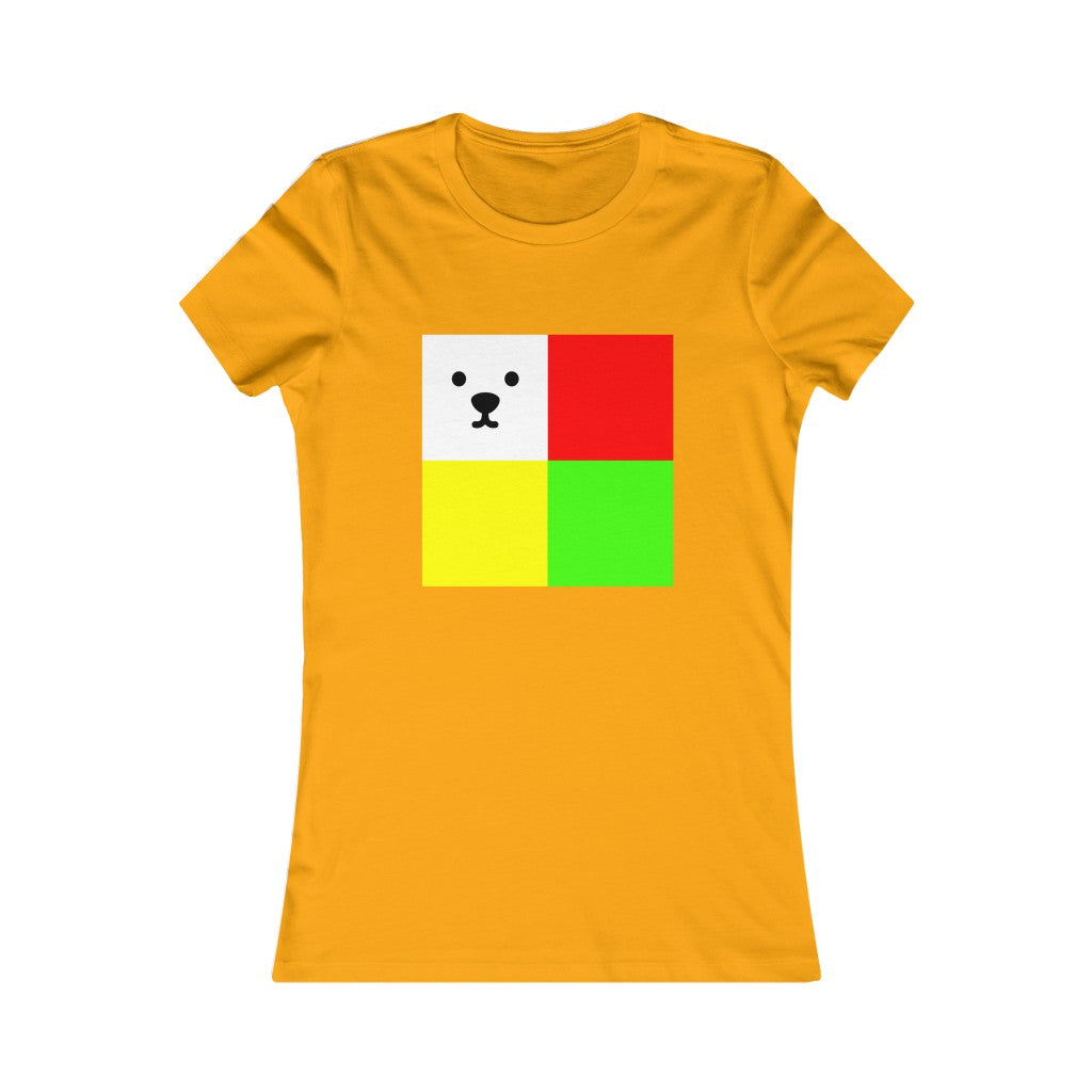 Women's Favorite Tee "CuBeArea big logo"