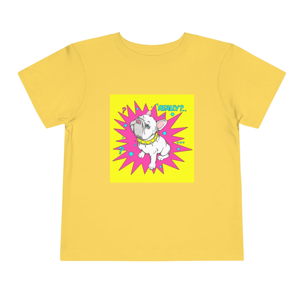 Kids Short Sleeve Tee "French bulldog really?"