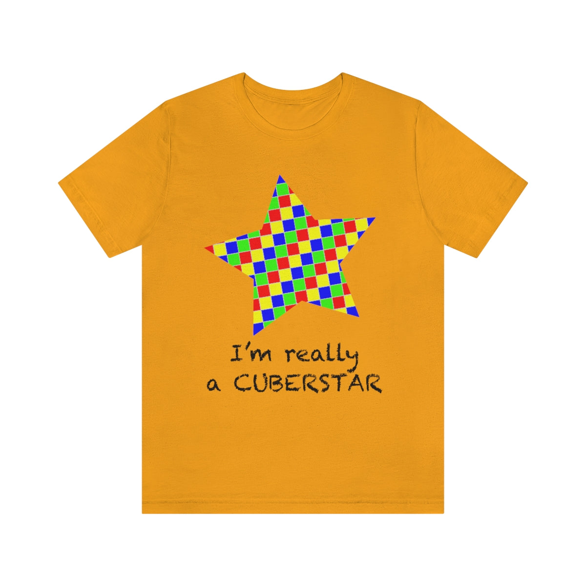Unisex Jersey Short Sleeve Tee "I'm really a cuberstar"