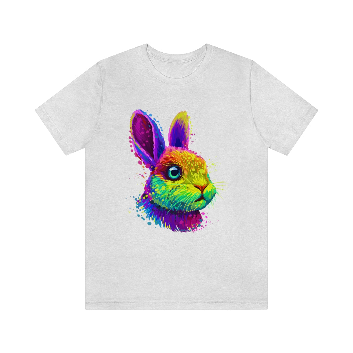 Unisex Jersey Short Sleeve Tee "Abstract colorful little rabbit"