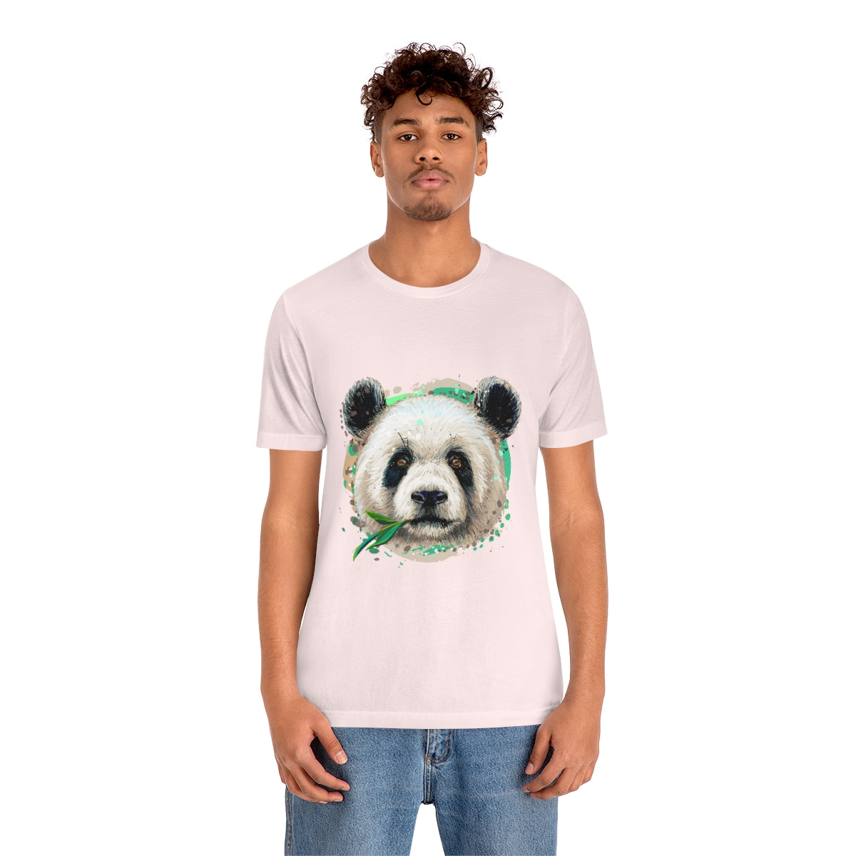 Unisex Jersey Short Sleeve Tee "Colorful panda"