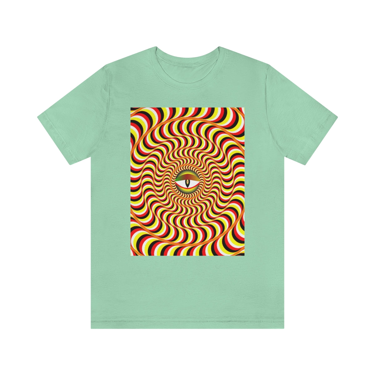 Unisex Jersey Short Sleeve Tee "Optical illusion Snake Eye"