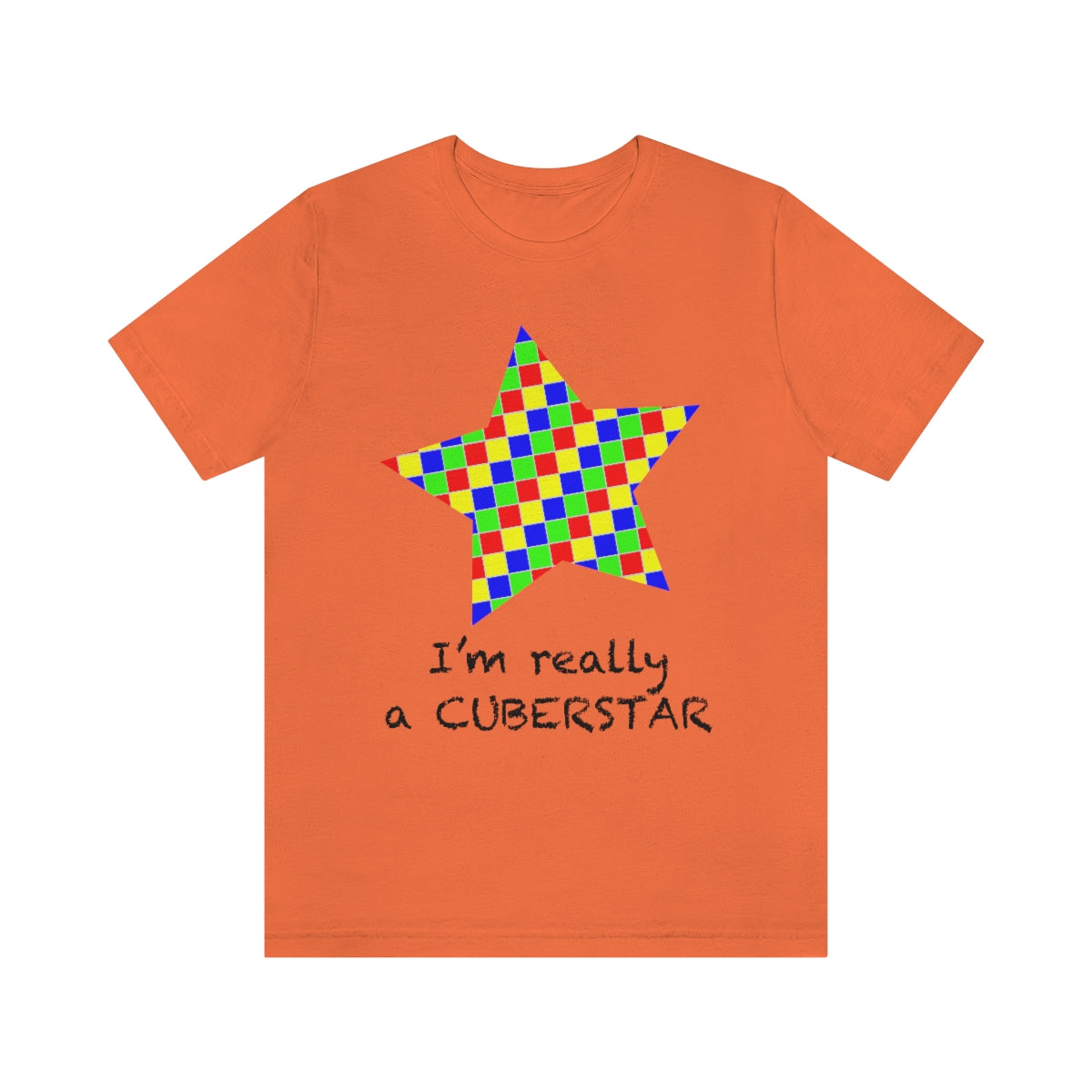 Unisex Jersey Short Sleeve Tee "I'm really a cuberstar"
