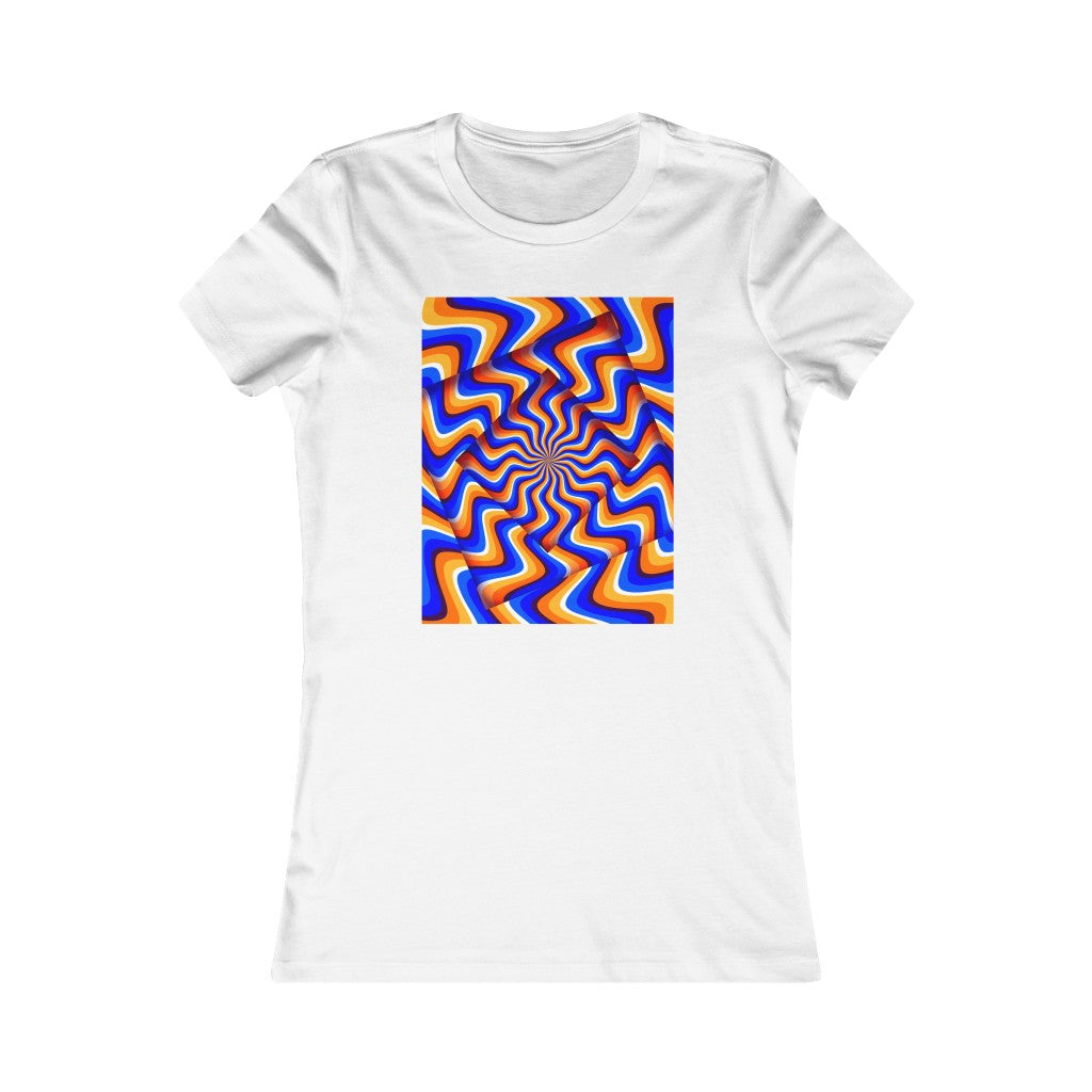 Women's Favorite Tee "Optical illusion Abstract turned frames"