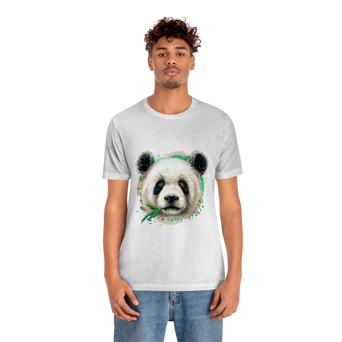 Unisex Jersey Short Sleeve Tee "Colorful panda"