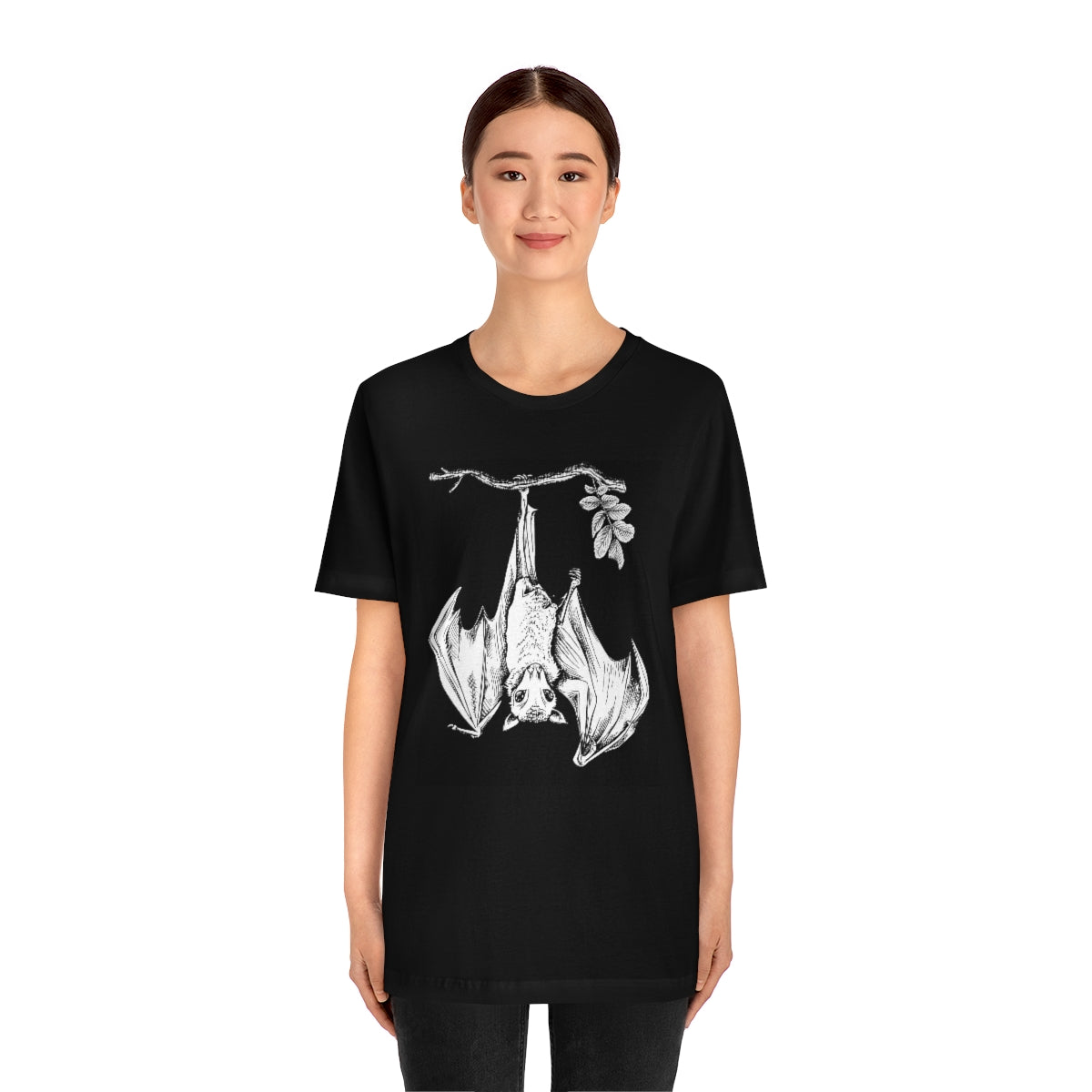Unisex Jersey Short Sleeve Tee "Flying-Fox on a branch"