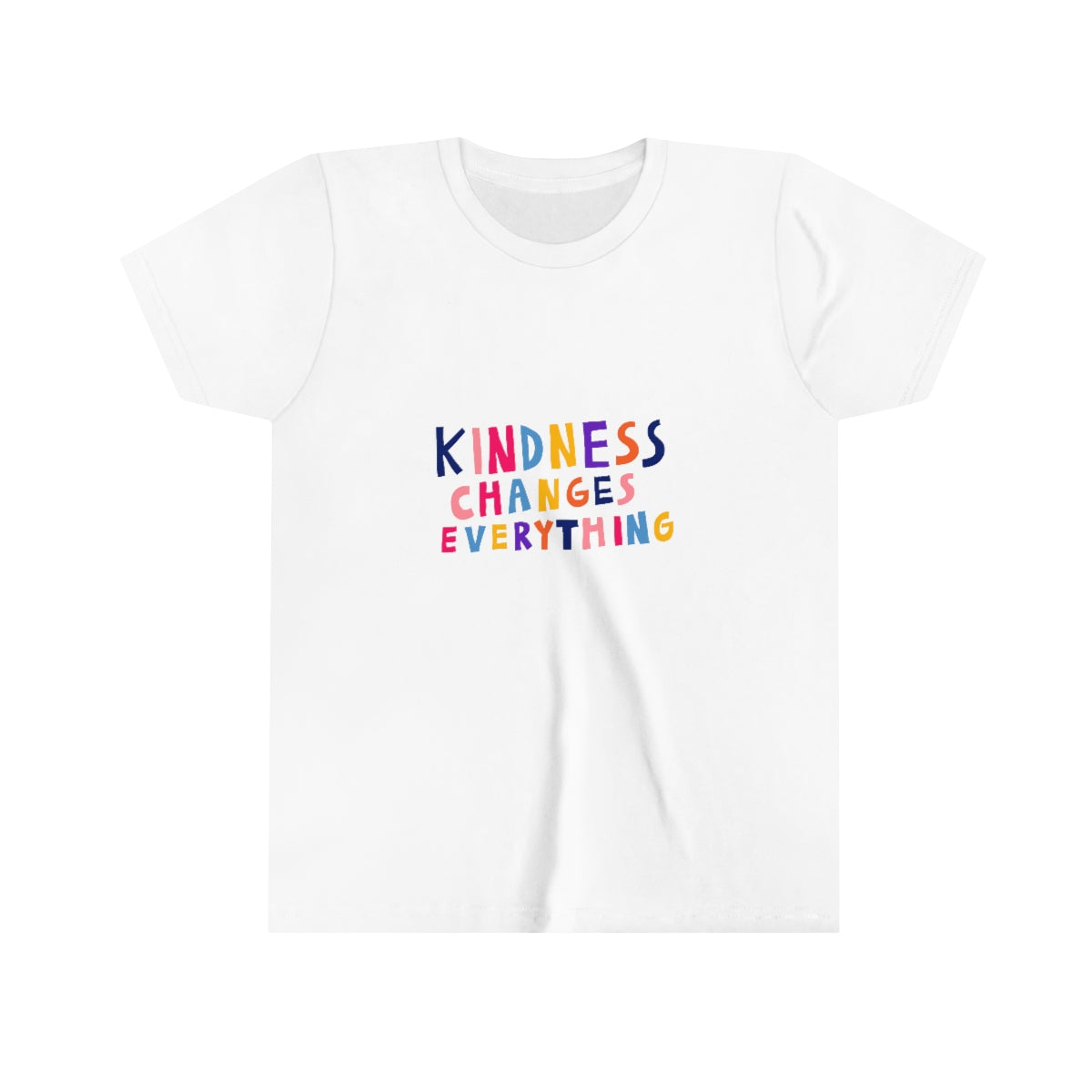 Youth Short Sleeve Tee "Pink shirt DAY Kindness changes everything"