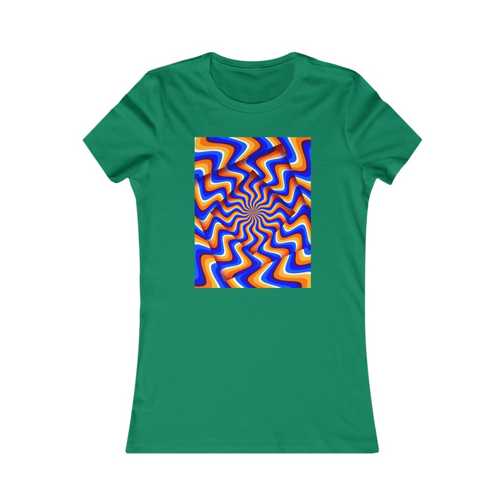 Women's Favorite Tee "Optical illusion Abstract turned frames"