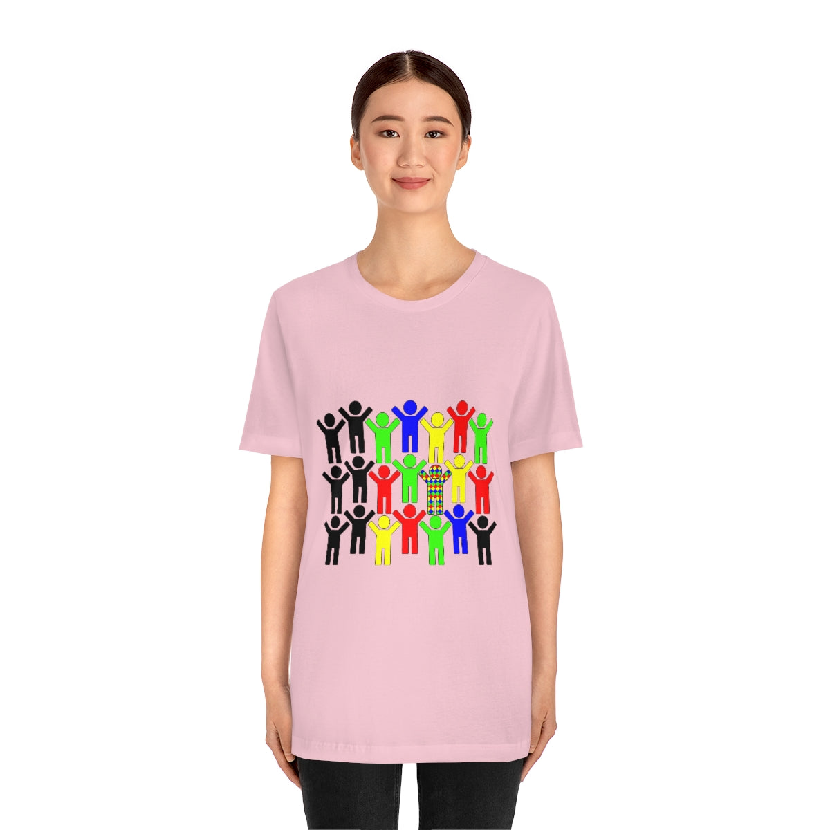 Unisex Jersey Short Sleeve Tee "Change the World by changing yourself"