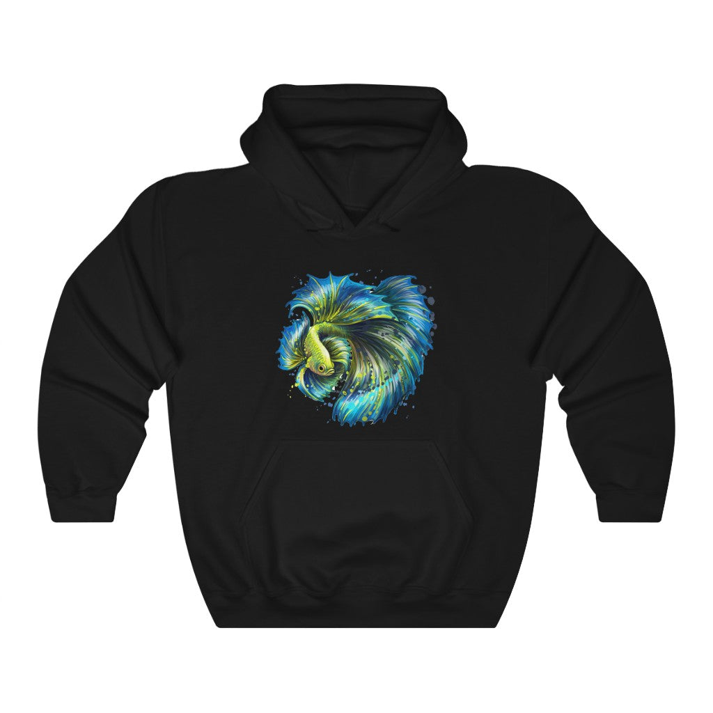 Unisex Heavy Blend™ Hooded Sweatshirt "Colorful tropical fish"