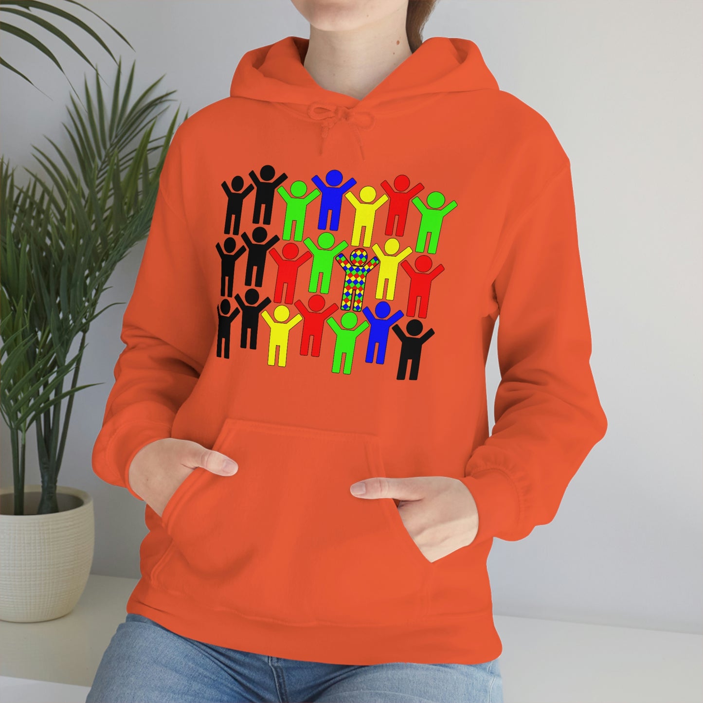 Unisex Heavy Blend™ Hooded Sweatshirt "Change the world by changing yourself"