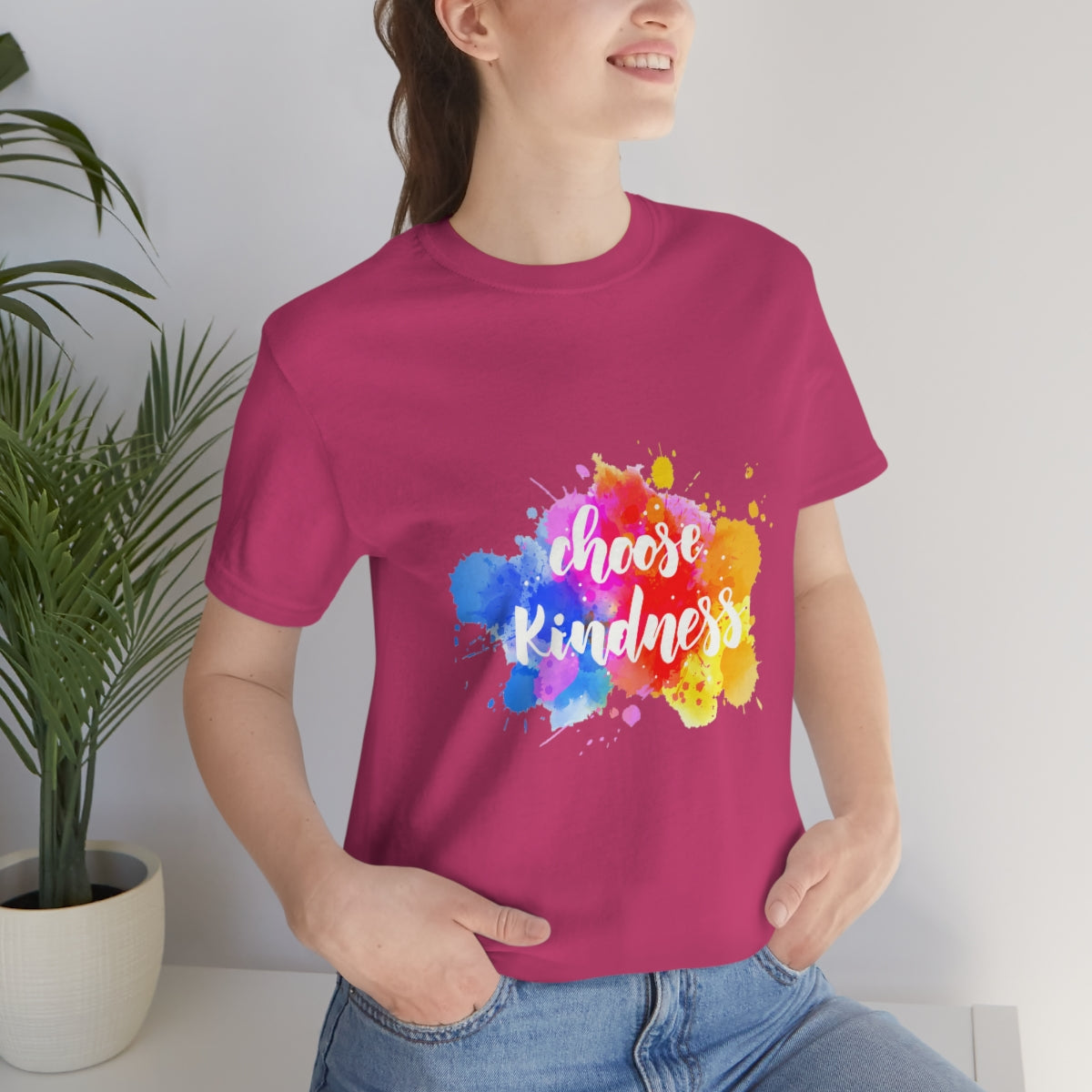 Unisex Jersey Short Sleeve Tee "Pink shirt DAY Choose kindness"
