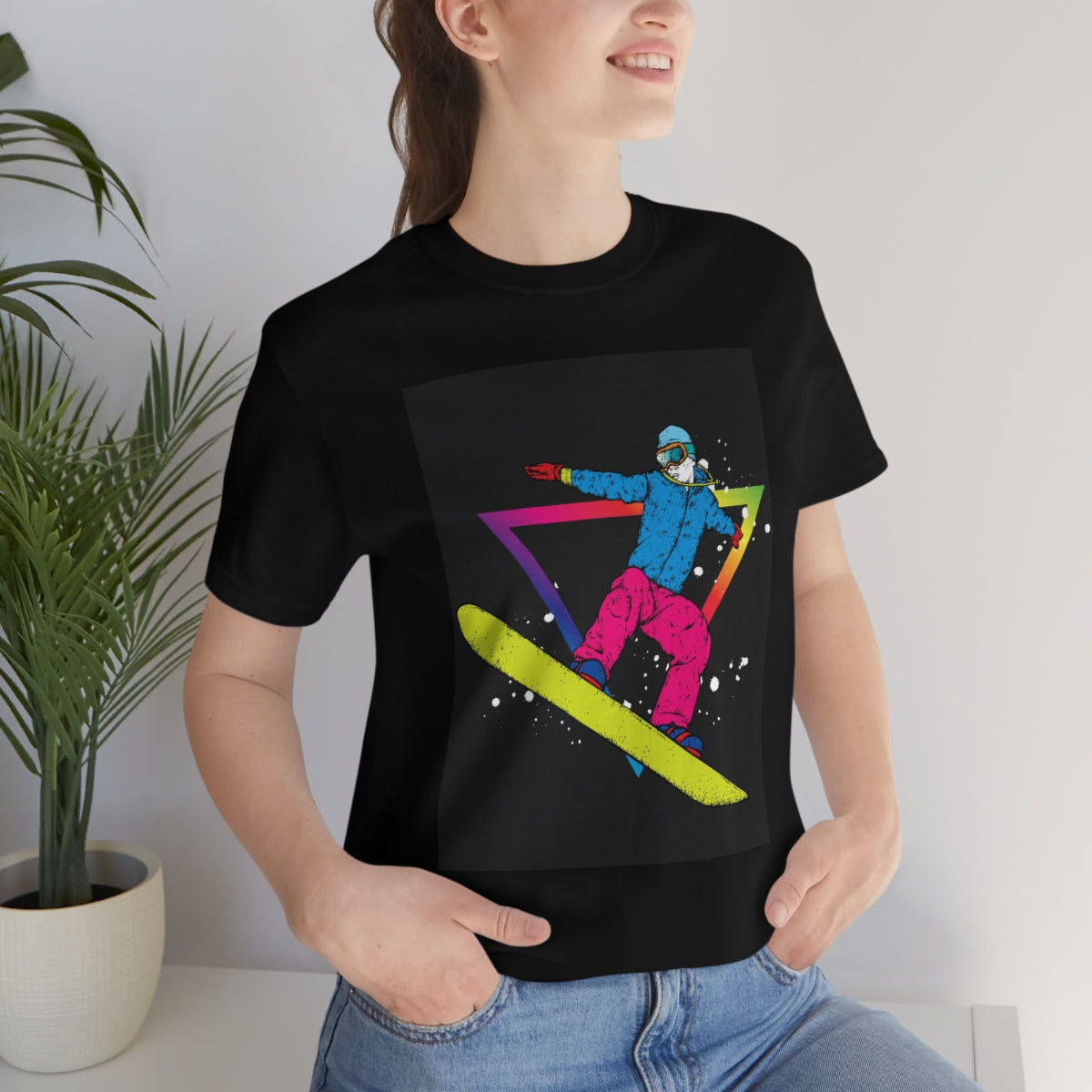 Unisex Jersey Short Sleeve Tee "Snowboarder"
