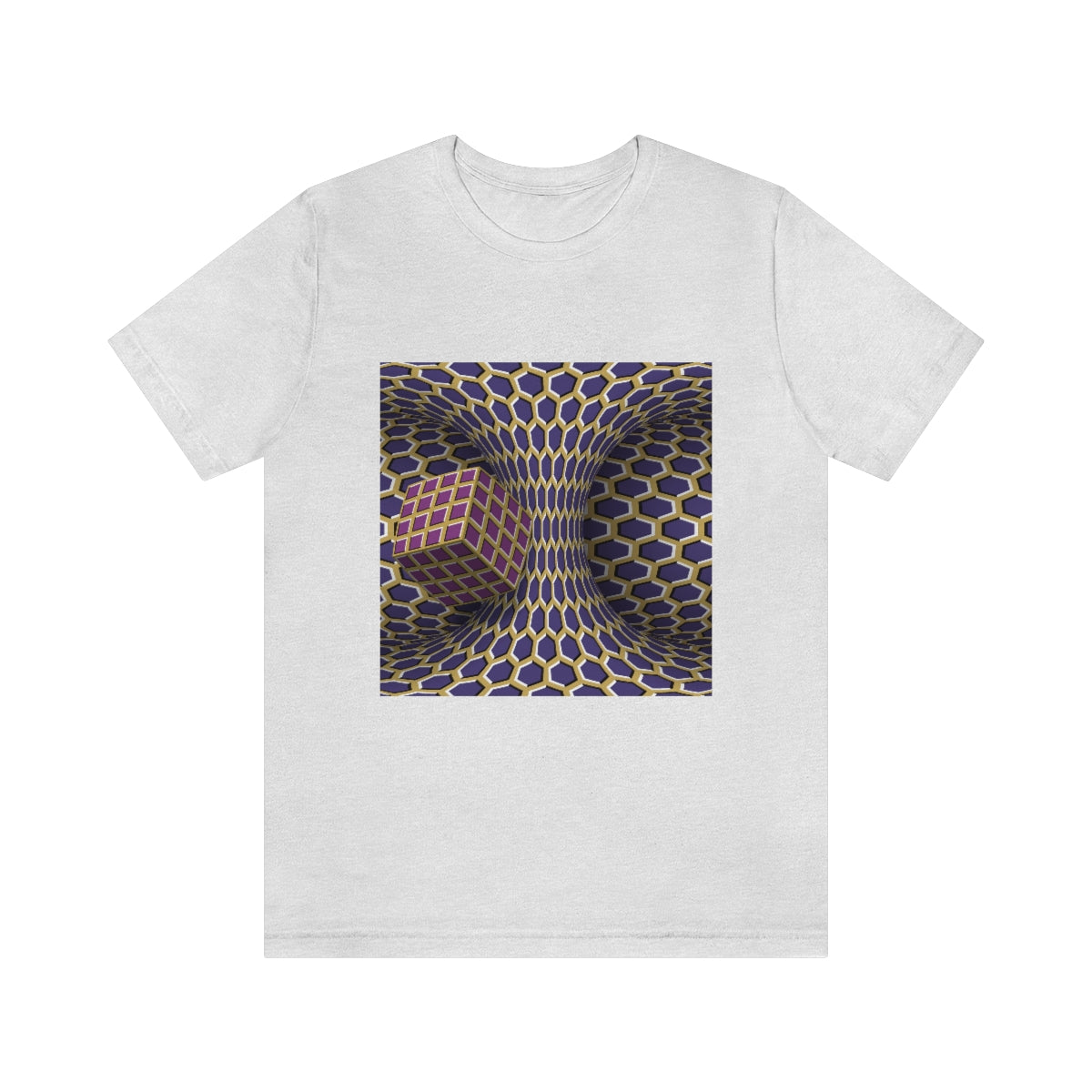 Unisex Jersey Short Sleeve Tee "Optical illusion Cube"