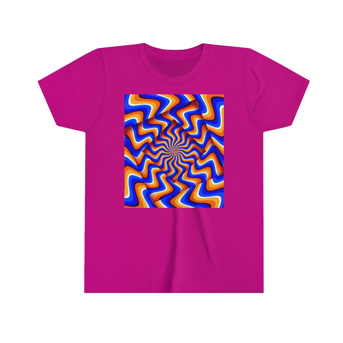 Youth Short Sleeve Tee "Optical illusion Abstract turned frames"
