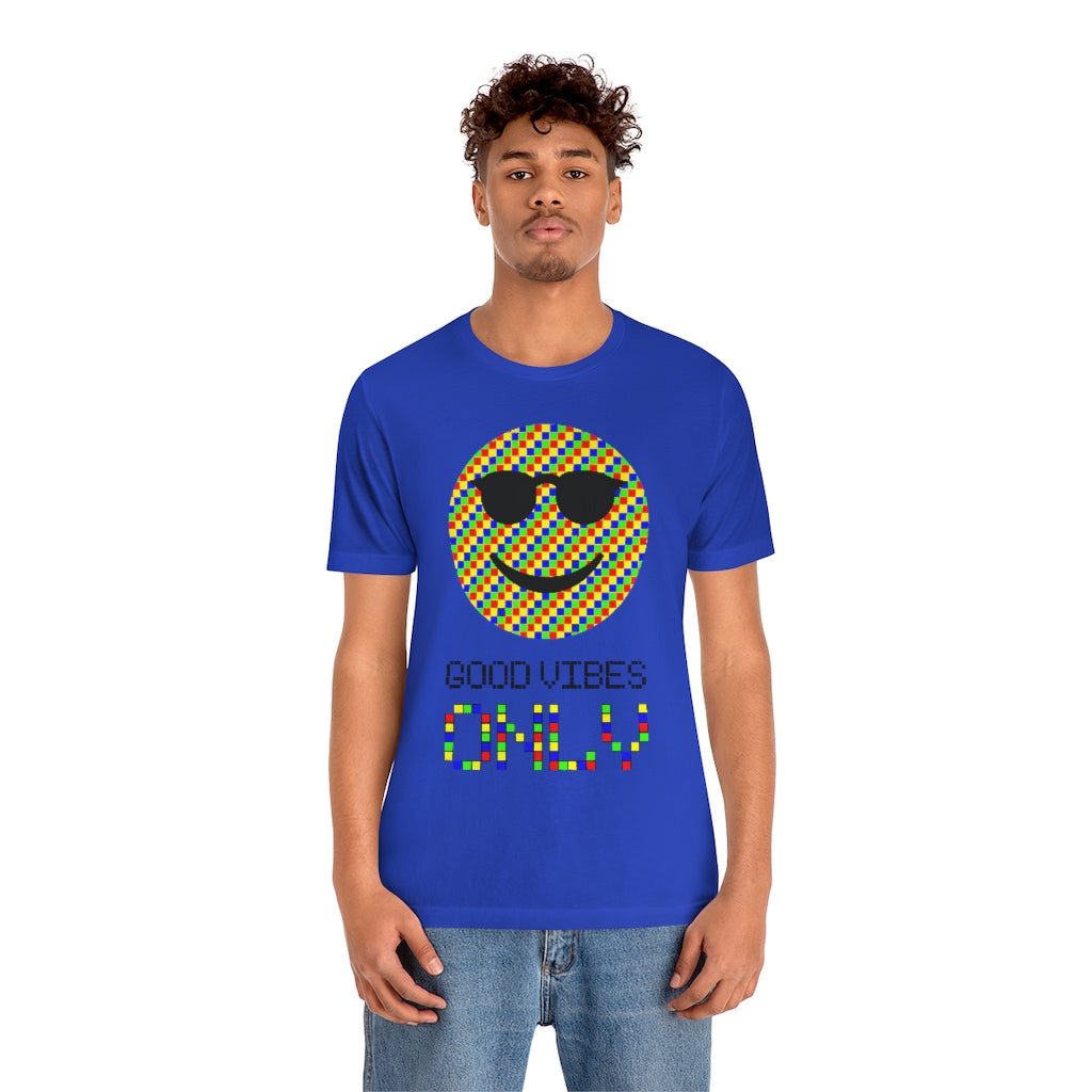Unisex Jersey Short Sleeve Tee "Good vibes only"