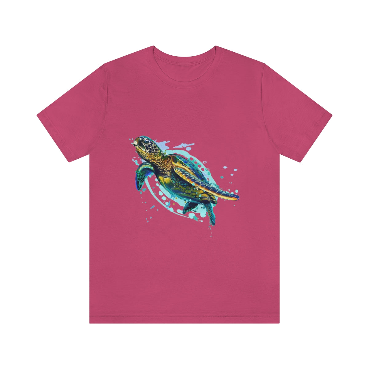 Unisex Jersey Short Sleeve Tee "Sea colorful turtle"