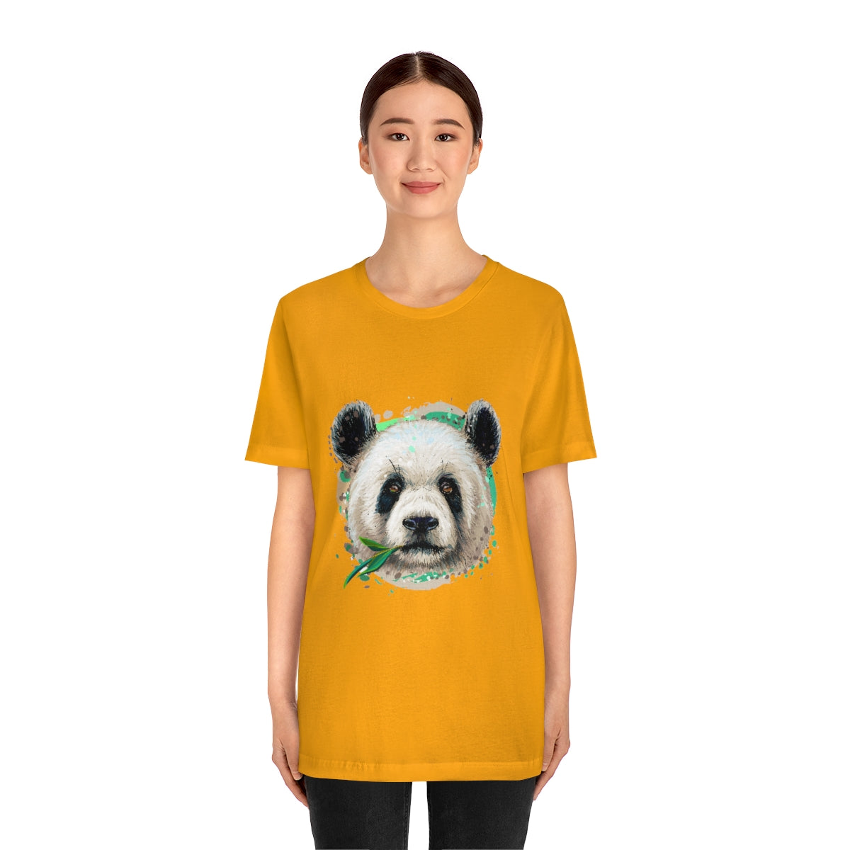 Unisex Jersey Short Sleeve Tee "Colorful panda"