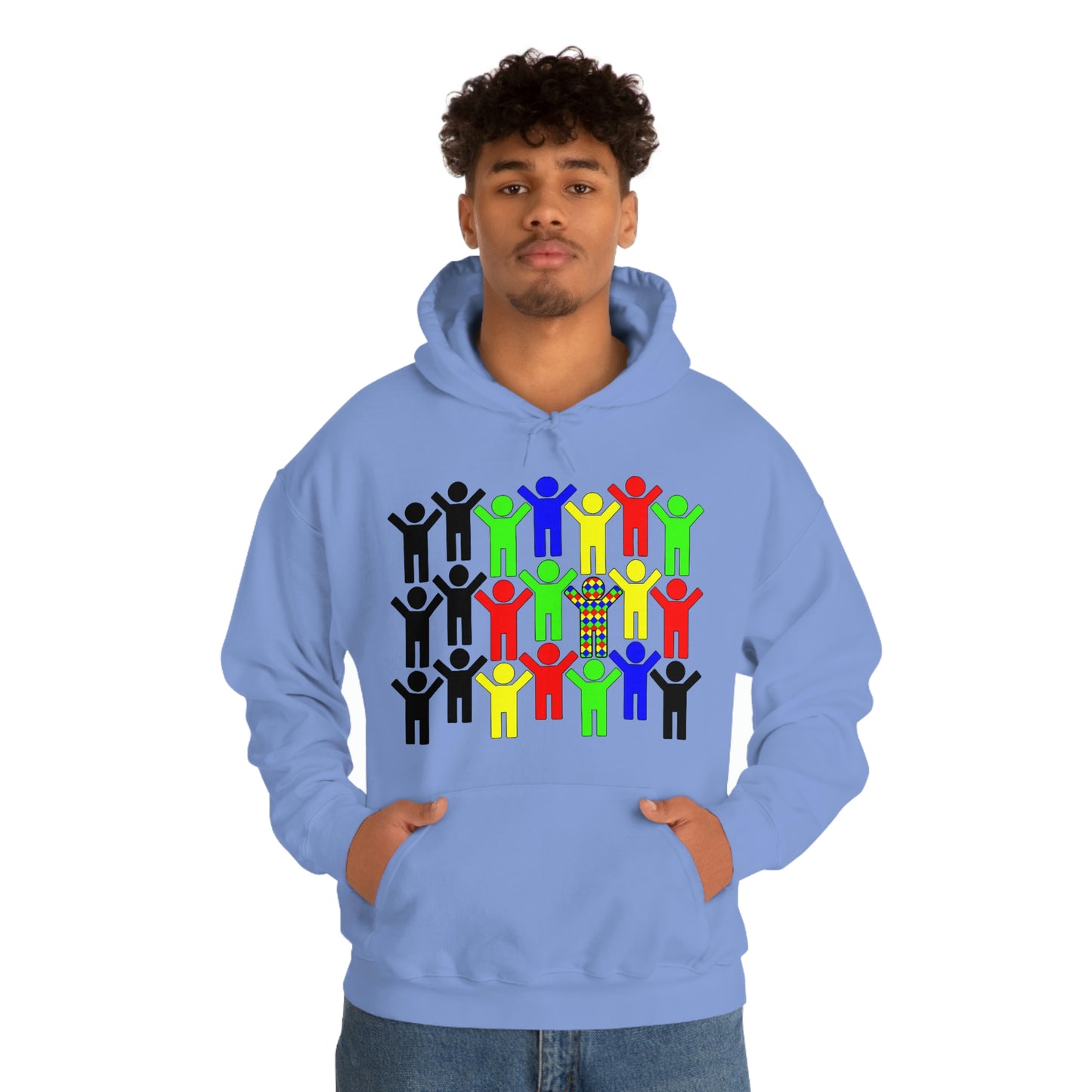 Unisex Heavy Blend™ Hooded Sweatshirt "Change the world by changing yourself"