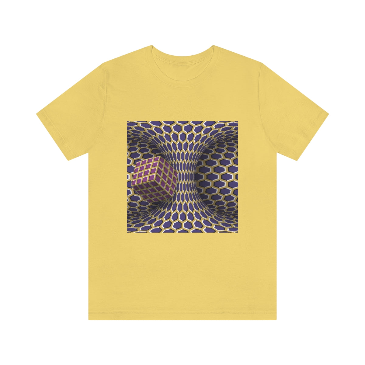 Unisex Jersey Short Sleeve Tee "Optical illusion Cube"