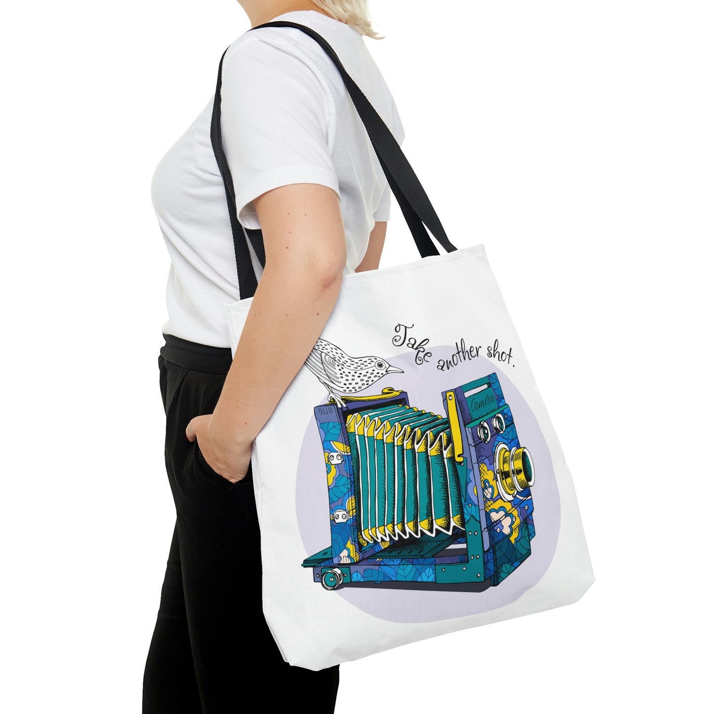 AOP Tote Bag "Take another shot"