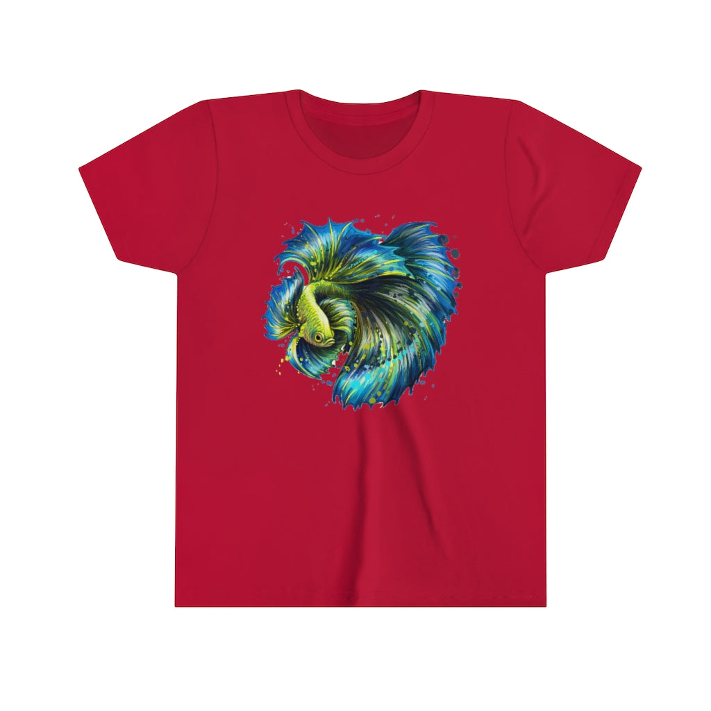 Youth Short Sleeve Tee "Colorful tropical fish"