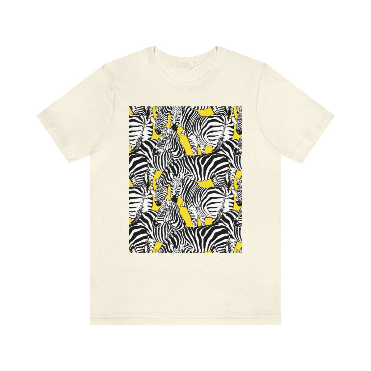 Unisex Jersey Short Sleeve Tee "Colorful zebras"