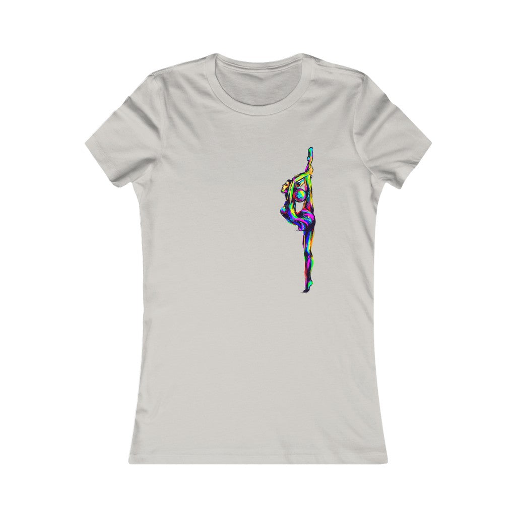 Women's Favorite Tee "Abstract girl gymnastics"