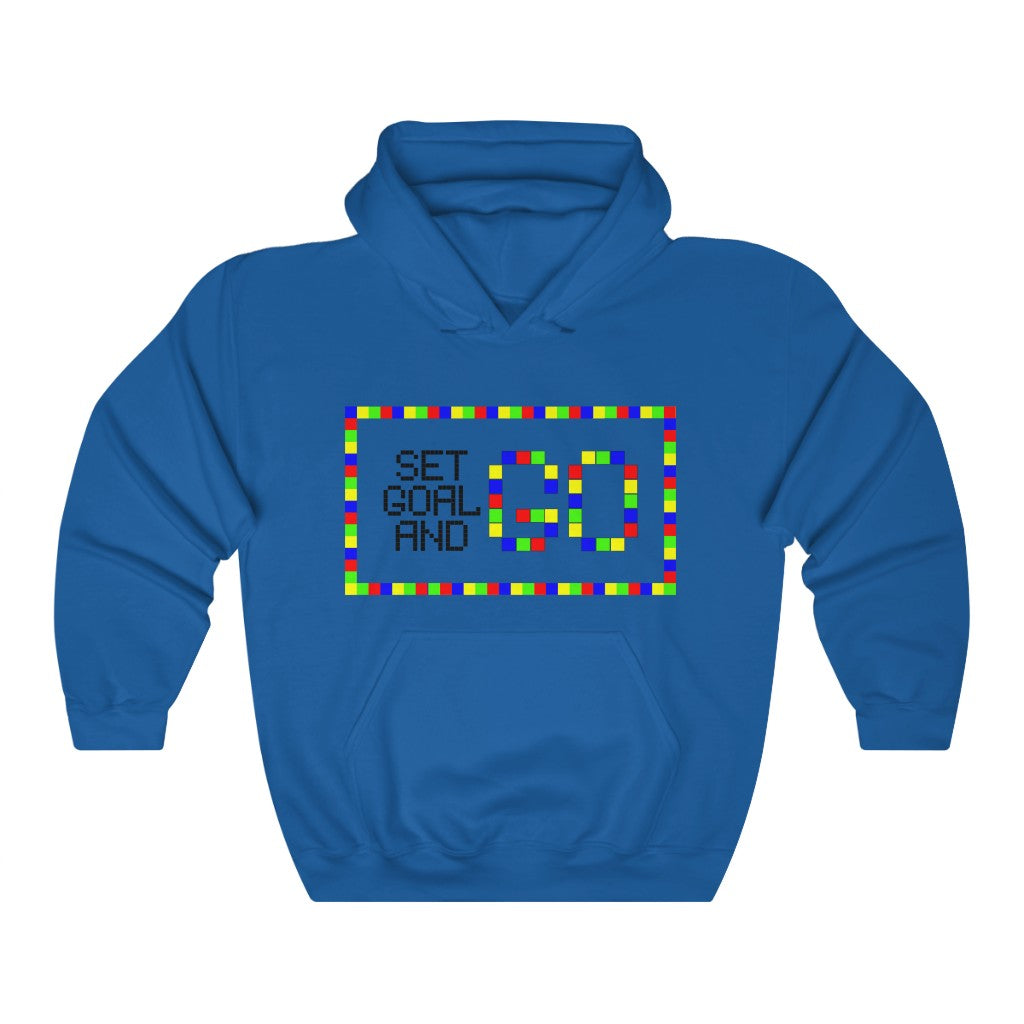 Unisex Heavy Blend™ Hooded Sweatshirt "Set goal and GO"