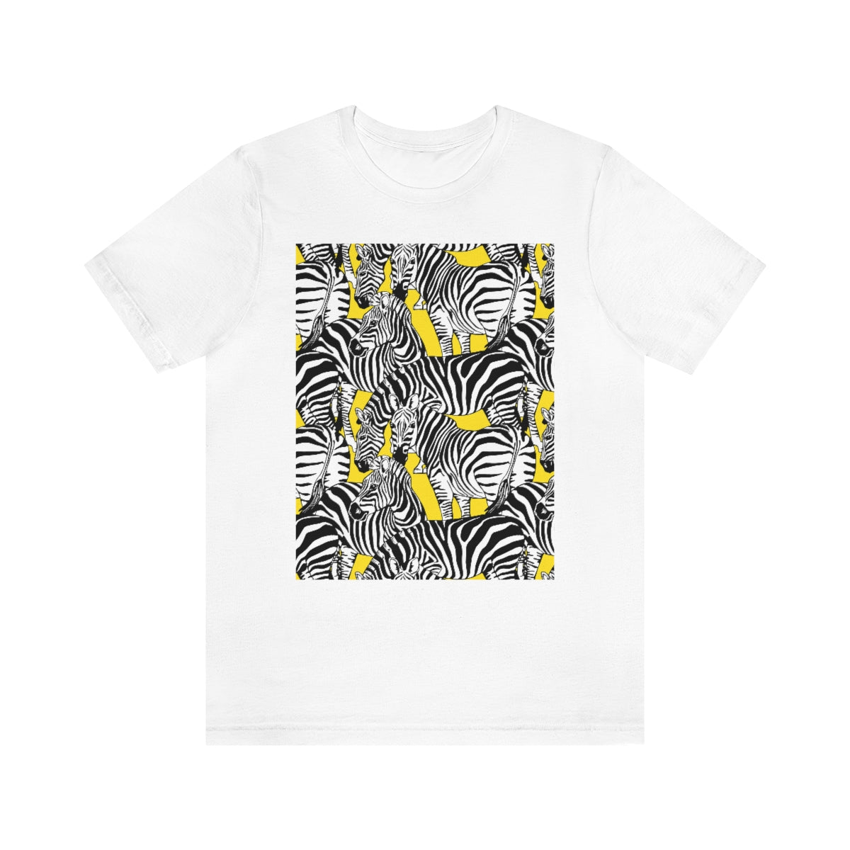Unisex Jersey Short Sleeve Tee "Colorful zebras"